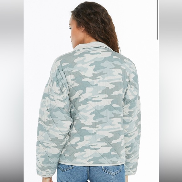 Brand New Z Supply Maya Quilted Camo Jacket - Picture 2 of 8